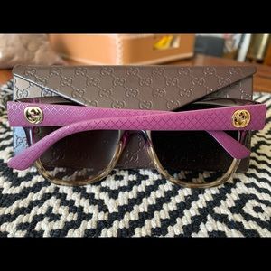 Gucci Sunglasses with case in pristine condition!!